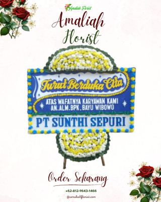 Papan Bunga Duka di Pebayuran