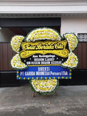 Papan Bunga Duka di Pebayuran